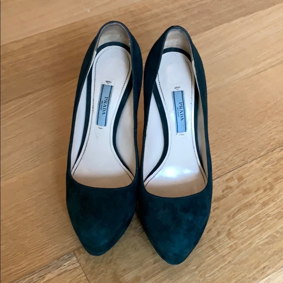 Prada platform Suede Pumps - Picture 3 of 5